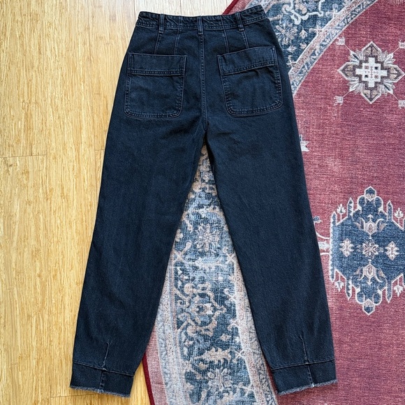 WE THE FREE High Rise Black Jeans Size 27 - Picture 6 of 12